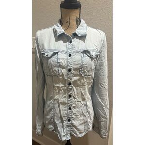 Guess Chambray Button Down Shirt